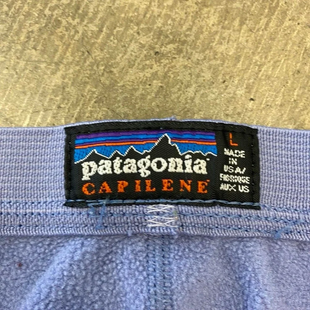 intage Patagonia Capilene Hiking Long John Men's Pants Made In USA Size Large